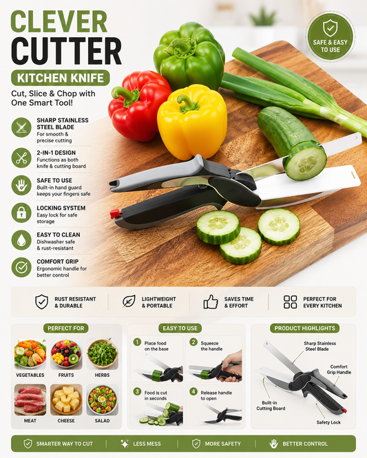 Clever Cutter Kitchen Knife