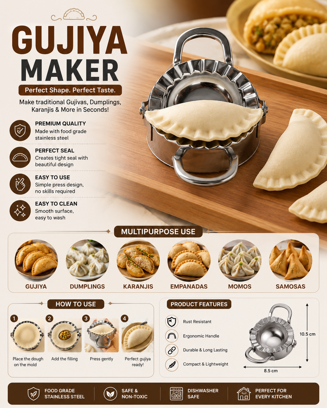 Gujiya maker